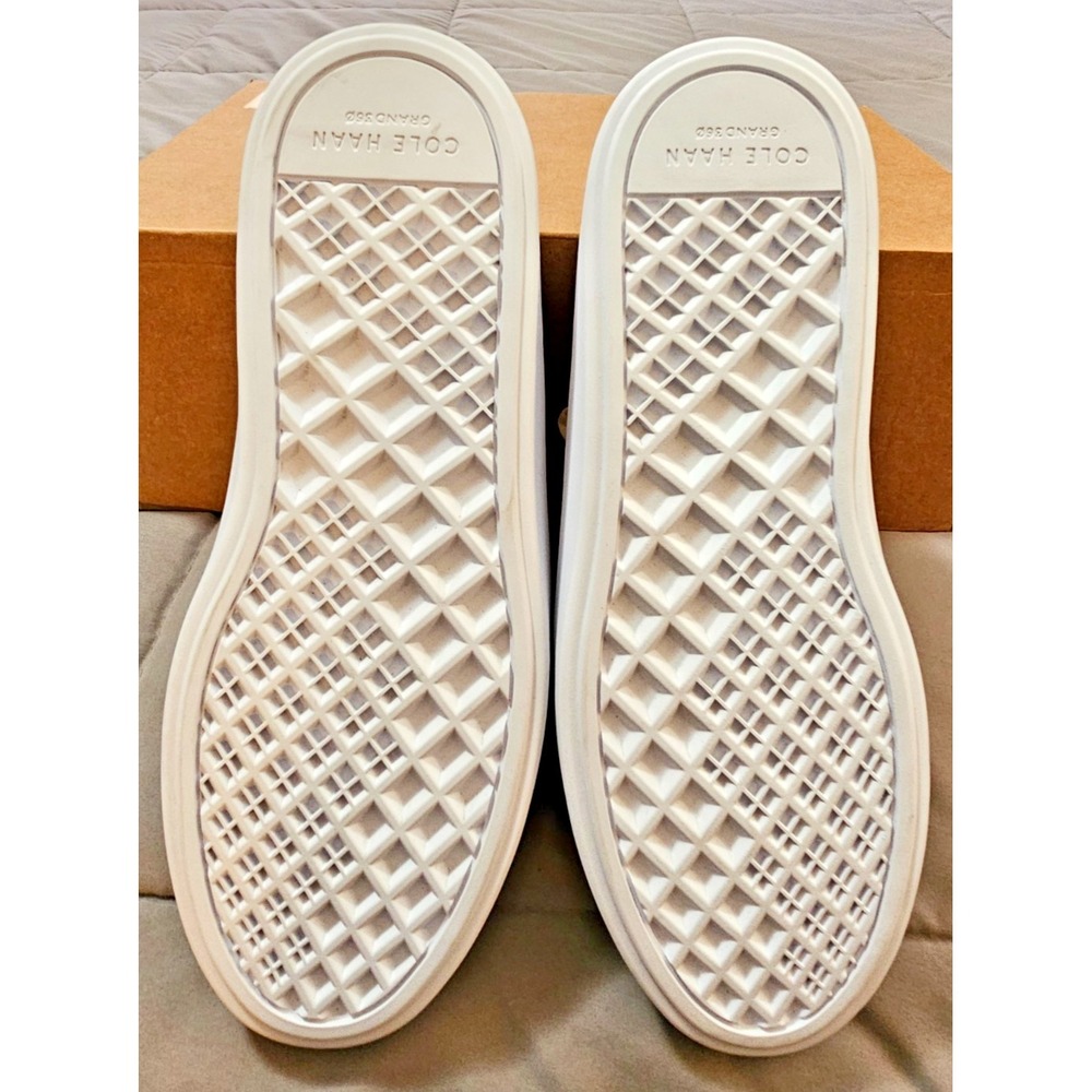 Cole Haan® (Women's 8.5 B) Grand Crosscourt™ Traveler Sneakers in Ivory/Magenta - Picture 8 of 8